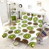 Kiwi Digital Greenery Design Bedding Set