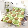 Kiwi Fruit And Sliced Pattern Bedding Set