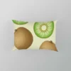 Kiwi Fruit And Sliced Pattern Pillow Case