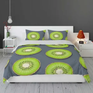 Kiwi Fruit Circle Sliced Bedding Set 1