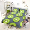 Kiwi Fruit Circle Sliced Bedding Set