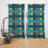 Lasso Rope Colorful Pattern Curtain