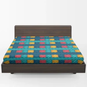 Lasso Rope Colorful Pattern Fitted Sheet 1