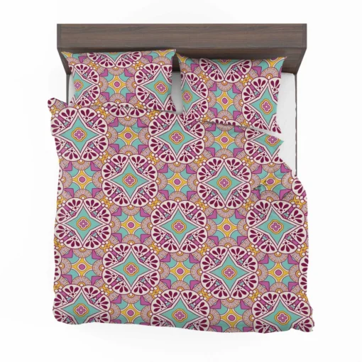 Lavender Indian Seamless Pattern Bedding Set 2