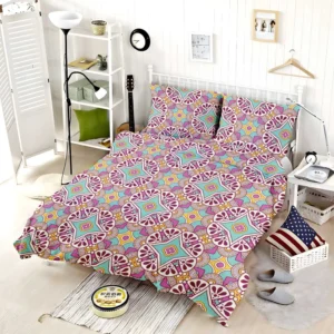 Lavender Indian Seamless Pattern Bedding Set