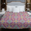 Lavender Indian Seamless Pattern Duvet Cover