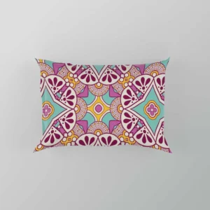 Lavender Indian Seamless Pattern Pillow Case