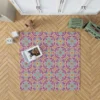 Lavender Indian Seamless Pattern Rug