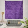 Lavender Purple Triangle Design Wall Tapestry