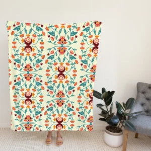 Lebanese Pattern Fleece Blanket