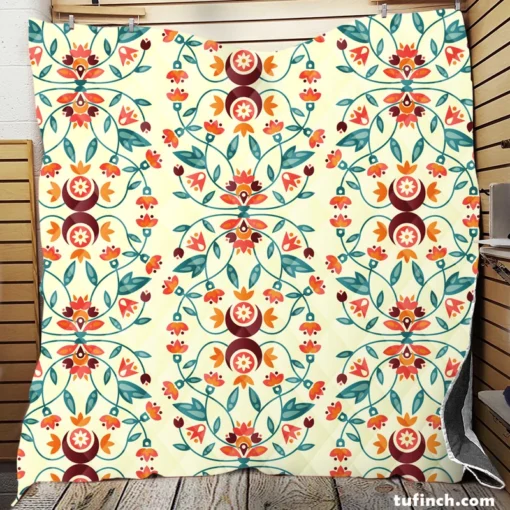 Lebanese Pattern Quilt Blanket