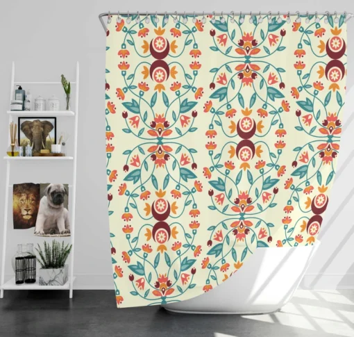 Lebanese Pattern Shower Curtain