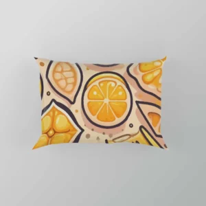 Lemon Fruit Design Pillow Case