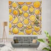 Lemon Fruit Design Wall Tapestry