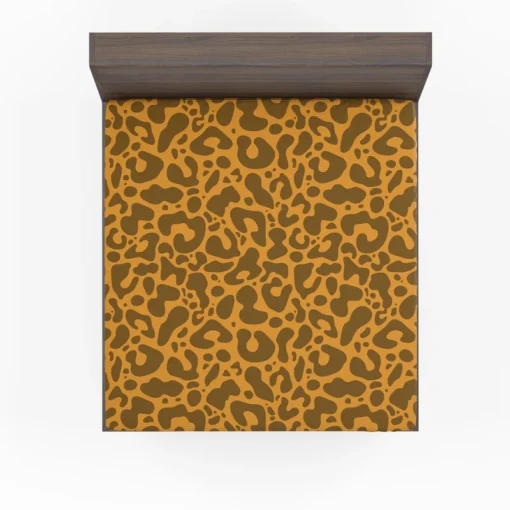 Leopard Print Design Fitted Sheet