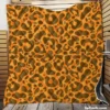 Leopard Print Design Quilt Blanket