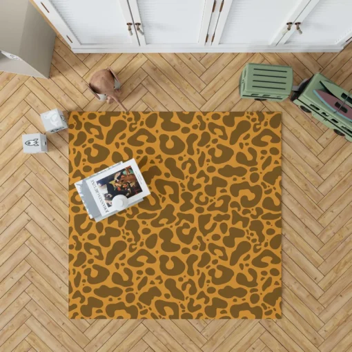 Leopard Print Design Rug