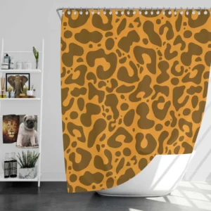 Leopard Print Design Shower Curtain