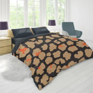 Leopard Skin Print Design Duvet Cover 1