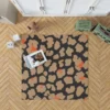 Leopard Skin Print Design Rug