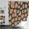 Leopard Skin Print Design Shower Curtain