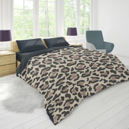 Leopard Skin Print Duvet Cover 1