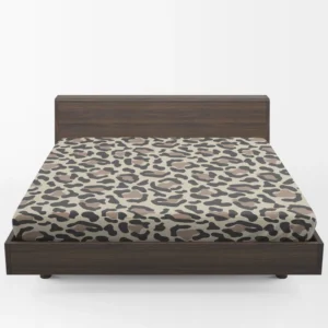 Leopard Skin Print Fitted Sheet 1