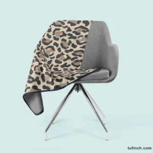 Leopard Skin Print Fleece Blanket 2