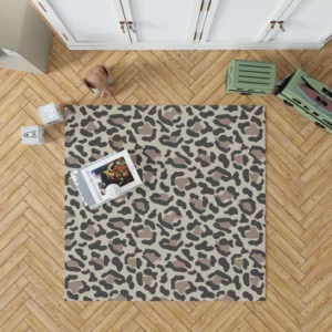 Leopard Skin Print Rug