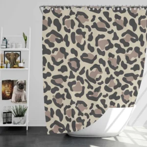 Leopard Skin Print Shower Curtain