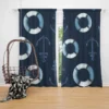 Lifebuoy Anchor On Green Vogue Curtain