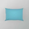 Light Azure Blue Color Pillow Case