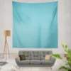 Light Azure Blue Color Wall Tapestry