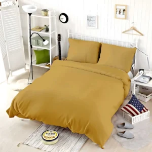 Light Bourbon Solid Color Bedding Set