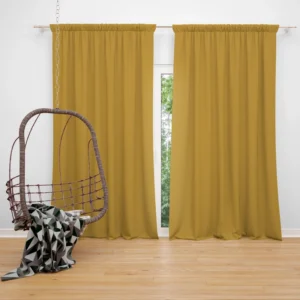 Light Bourbon Solid Color Curtain