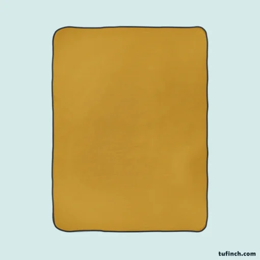 Light Bourbon Solid Color Fleece Blanket 1