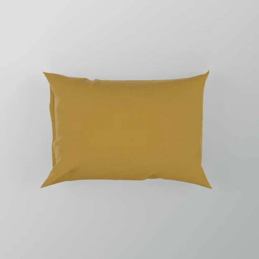 Light Bourbon Solid Color Pillow Case