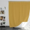 Light Bourbon Solid Color Shower Curtain