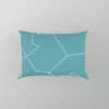 Light Cornflower Blue Polygonal Minimalist Pillow Case