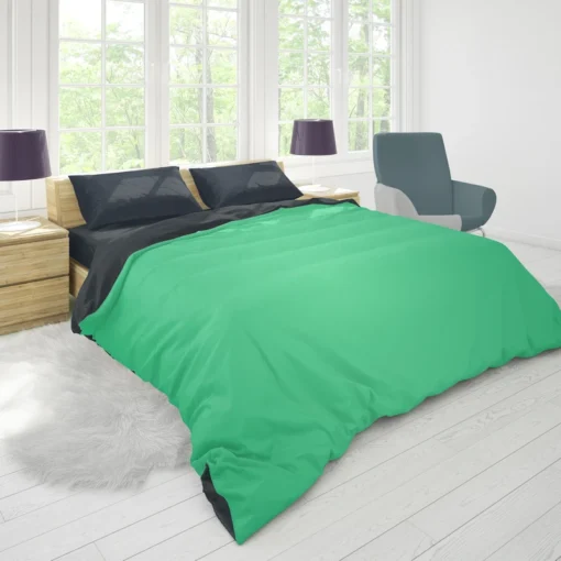 Light Green Gradient Duvet Cover 1