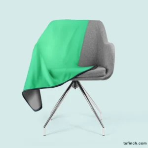 Light Green Gradient Fleece Blanket 2