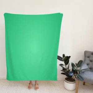 Light Green Gradient Fleece Blanket