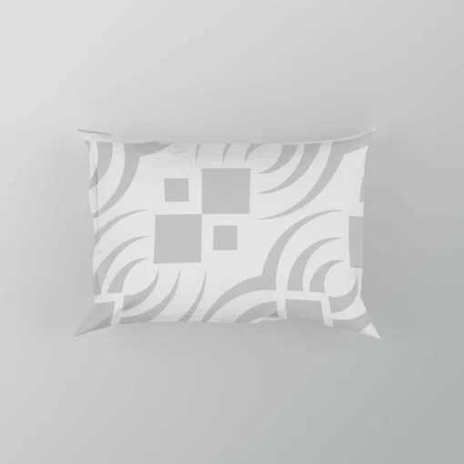 Light Grey Batik Pattern Pillow Case