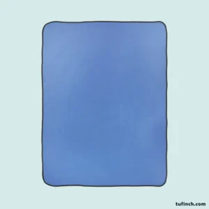 Light Steel Blue Color Fleece Blanket 1