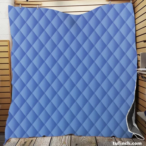 Light Steel Blue Color Quilt Blanket