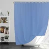 Light Steel Blue Color Shower Curtain