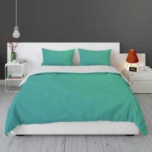 Light Turquoise Green Color Bedding Set 1