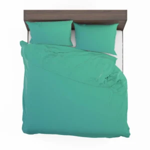 Light Turquoise Green Color Bedding Set 2