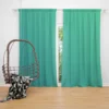 Light Turquoise Green Color Curtain