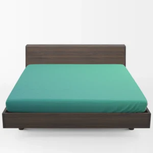 Light Turquoise Green Color Fitted Sheet 1